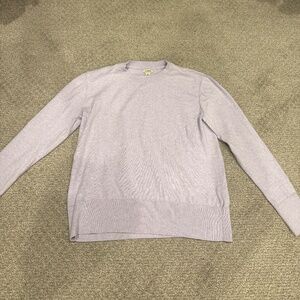 LL Bean Lilac Sweater